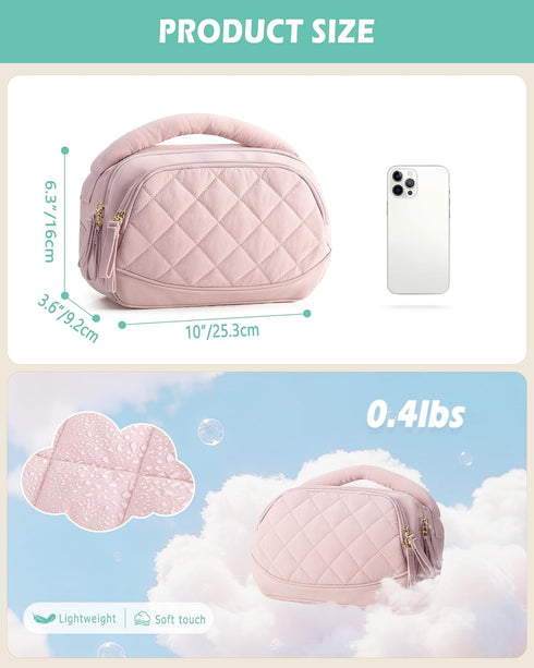 Momcozy, Wearable Breast Pump Bag Compatible with Medela and Eufy Pumps, Portable Pumping Bag with Handle for Work
