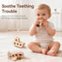 1-3, Set Wooden Cars for Toddlers Wooden Vehicles Baby Cars with Bus, Airplane and Boat, Montessori Rattle Toys