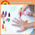 DueHoppee 18 Crayon,12-Colors-in-1 (18) Pcs Stackable Crayons,Mini Crayons for Kids Party Favors,Bulk Stacking