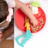 Easy Scoop & Hold Plate Set - Set of 2 Silicone Plates for Babies, Toddlers, Kids with Dividers, Dishwasher Safe