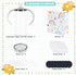 12 Oz 8 Pack Sublimation Sippy Cup Tumblers With Handle, Straight Sublimation Blanks Kids Tumbler, Stainless Steel