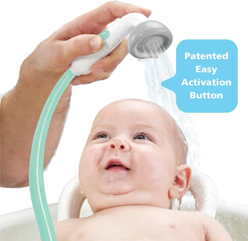 2 Yookidoo Baby Bath Shower Head - Elephant Water Pump with Trunk Spout Rinser - Control Water Flow from Elephant Trunk