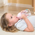 270ml/12m+/Pink/Pack 3 Oberni Toddler Sippy Cup, Tritan Baby Water Bottle With Non-Spill Valve Spout, Removable Handle