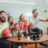 Toyvian Cube Foil Balloons 5pcs, Wall Decoration Aluminum Foil Balloons for Birthday and Outdoor Toys