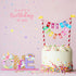 Unicorn One Letter Sign for 1st Birthday - Wooden Table Centerpiece Rainbow Party Decor & Photo Shoot Prop