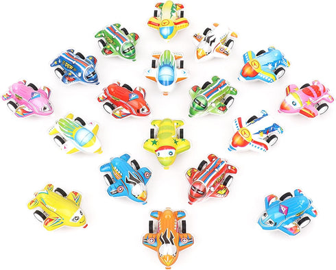 36 Pcs Mini Pull Back Planes for Kids Boys 4-8 Airplane Party
