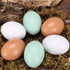 Wooden Fake Eggs, 6 Piece