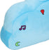 Kids Plush Quran Pillow, Blue Cloud Shape Stuffed Quran Learning Pillow with LED Light