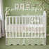 Brandream Scallop Edge Cotton Crib Skirt Toddler Bedskirt Baby Nursery Crib Bed Skirt Gender Neutral Solid Color Light