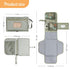 Cateep Portable Baby Diaper Changing Pad with Wipe Dispenser and Waste Bag Dispenser Detachable Diaper Changing Travel