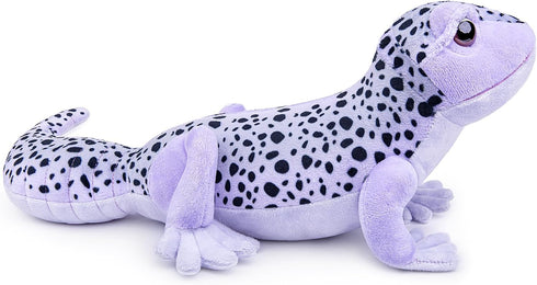 Frankiezhou Home 17inch Purple Leopard Geckos Plush - Lifelike Leopard Geckos Lizard Stuffed Animal, Simulation Geckos