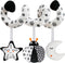 GKDOMS Baby Spiral Hanging Stroller and Car Seat Toys Black and White