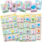 Bilingual Baby Shower Tablas Game - Bingo in English and Spanish for Up to 30 Players