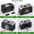 Automatic Card Shuffler, Battery Operated Electric Shuffling Machine for 1/2/4/6 Decks, Poker, UNO, Blackjack, Home
