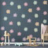 BBTO Daisy Wall Decal Flower Vinyl Wall Decals Daisy Stickers Floral Decals Peel and Stick for Nursery Art Bedroom
