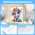 8-12 Decor(8x8 inch) Arttoplus Elephant Paint by Numbers Kit for Kids with Frame,Cute Kids Paint by Numbers Ages