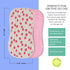 Set 2 100% Itzy Ritzy of Baby Burp Cloths Ultra-Soft Absorbent Burping Cloths for Babies - Made of Cotton Muslin