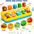 Hieoby 1 9-12-18 1-2 Interactive Pop up Animal Toys with Music & Light, Montessori Cause and Effect Toys for Year Old