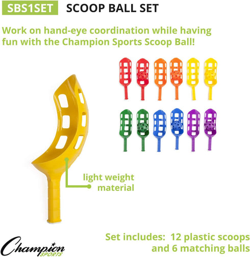 Champion Sports Scoop Ball Set