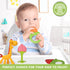 Teething Toys for Babies 0-6 Months - Freezer Safe Silicone Teether, Frozen Chew Toys, 6 Pack - Perfect Gift