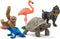 Schleich Wild Life - 5PC Exotic Animal Starter Playset Figurine Bundle -