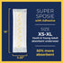 5+, Super Sposie Booster Pads, Max Absorbency for Nighttime Diapers, Use with Overnight Diapers Size Incontinence