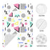 Hcpwzrf 80s 90s Retro Vintage Fashion Baby Car Seat Cover & Nursing Cover - Breathable Stretch Multi-Use Cover