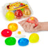 IPIDIPI TOYS Colorful Squishy Egg - Multicolor Clear Egg Yolk Fun Squeeze,