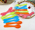 20 Pcs Kids Plastic Utensils Forks and Spoons Set, Reusable Toddler Silverware Cutlery Set, BPA Free