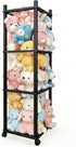 Wooden Stuffed Animal Zoo Storage - Sturdy Solid Wood Toy Organizer with
