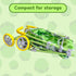 Baby Doll Stroller for Toddlers 1-3, Green Folding Baby Toy Stroller for Dolls, Pillow Animal Toy