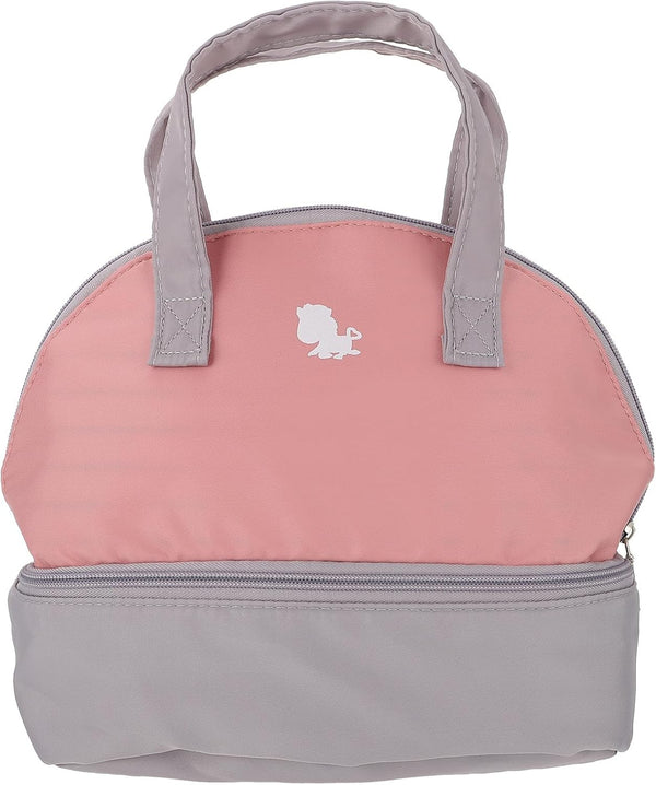 BESPORTBLE Portable Insulated Breast Milk Storage Bag for Nursing Moms, Gray Pink