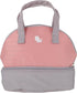 BESPORTBLE Portable Insulated Breast Milk Storage Bag for Nursing Moms, Gray Pink