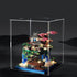 LQPFBSM Sets 2500 Cherry Blossom Treehouse Micro Mini Building Block with Acrylic Display Box Japanese Bonsai Tree