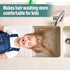 Wibeelee Hair Washing Station for Kids Waterproof Shampoo Foam Mat with Ergonomic Design Non Slip Bath Pillow Sink Soft