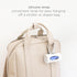 Ubbi Retractable On the Go Bag Dispenser for Baby Travel, Diaper Accessory Must Have for Newborn, Helpful Item, Baby