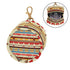 Boho Tribal Aztec Round Pacifier Storage Case with Zipper, Portable Pacifier Case for Travel, Diaper Bag & Purse