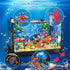 HOGOKIDS Fish Tank Building Set - 725PCS Movable Aquarium Toys with LED Light for Kids Age 8-14