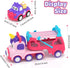 7 1 1 2 2 3, 1 2 3 usrela in Unicorn Carrier Truck Toy for Year Old Girl Car with Light & Music, Princess Toddler Girl