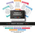 100 Family Conversation Cards, Fun Games for Kids & Adults, Strengthen Relationships for Game Night