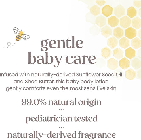 6 Pack 3 Burt's Bees Baby Nourishing Lotion, Original Scent Baby Lotion - Ounce Tube