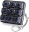 HOMQYTE Transparent Keyboard Fidget Toys for Adults Keyboard Clicker Button Keychain Sensory Toy