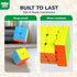 Set 10 Pack 2x2 3x3 4x4 5x5 STEAM Life Speed Cube Magic Cube | Includes Speed Cube, Pyramid Cube, Megaminx Cube Puzzle
