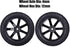 12mm Hex 2.2'' Pre-Glued RC Buggy Wheels and Tires, Out Dia. 3.5'' for 1/10 1/12 1/14 1/16 Off-Road RC Buggy Truck