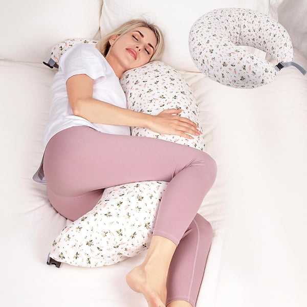 Chilling Home C Shaped Pregnancy Pillow, Full Body Pillows for Adults Pregnancy