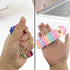 Deiviko 2Pcs 3D Little Ouchies Fidget, Cactus Pain Stim Fidget Toy, Rotating Spiky Grippie Stim Keychain for Anxiety
