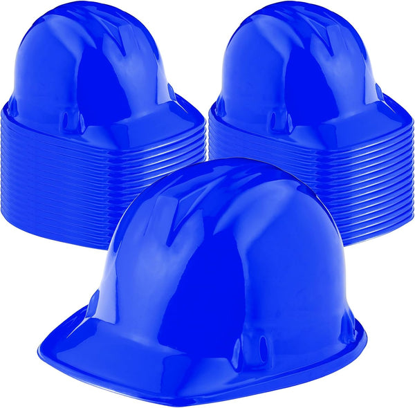 Haysandy 60 Pcs Plastic Construction Party Hats, Bulk Toy Hats for Kids Ages 3-8, Construction Theme Party Supplies