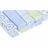 Spasilk Soft Terry Washcloth Wipes Set for Newborns, Pack of 10, Blue Circles