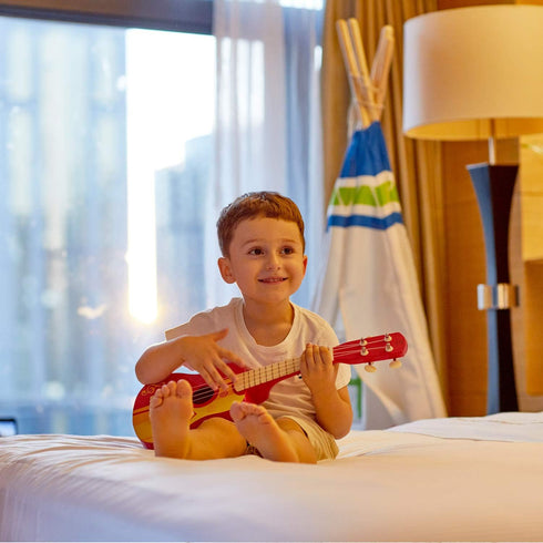 Red Wooden Ukulele for Kids by Hape