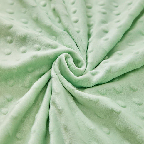 Carseat-30x40 Inches DuShow Leaf Baby Blanket for Girls - Ultra Soft Double Layer Minky Blanket with Dotted Backing